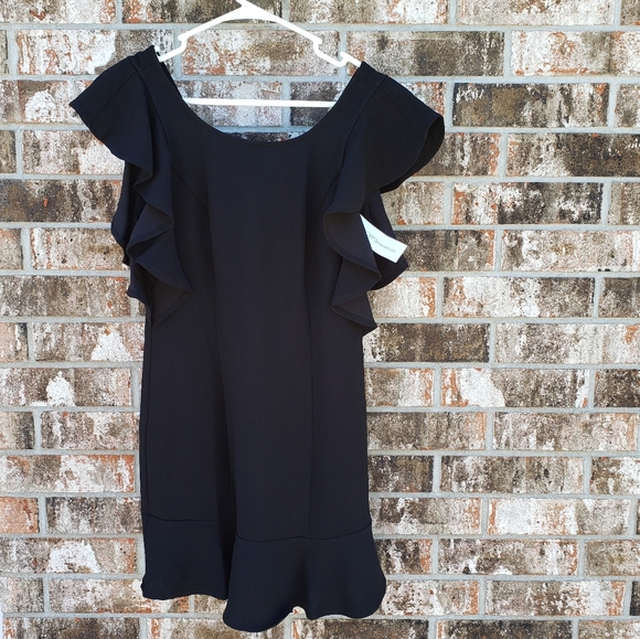 BCBGeneration Dresses & Skirts - BCBGeneration Women's Ruffle Deep V-Back Dress